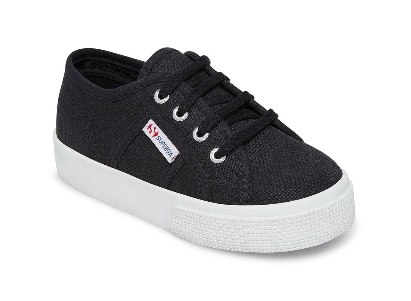 Superga Sneakers Kids - 2730 Cotj - Black/White - ZNALK1502